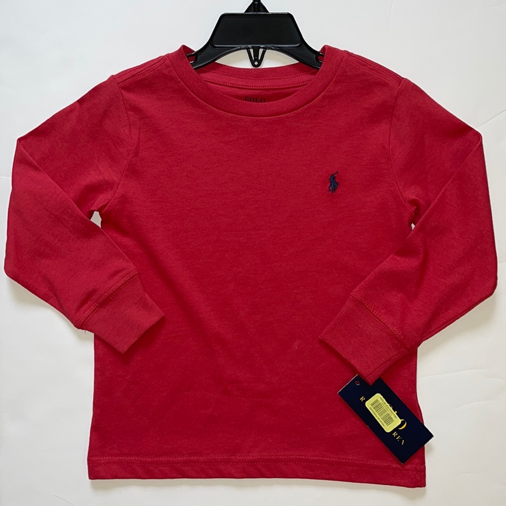 NWT Polo Ralph Lauren Long Sleeve Red Knit 2T